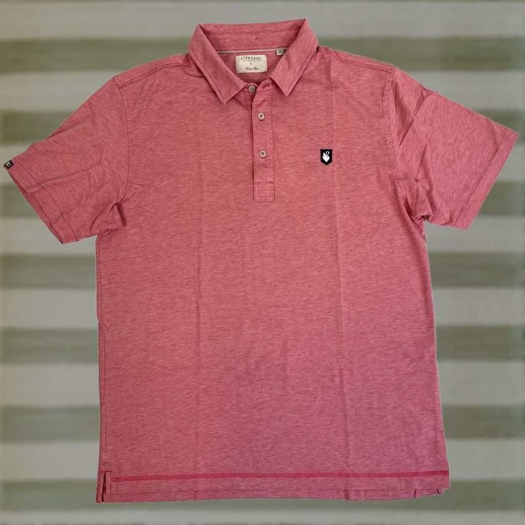 Vintage Linksoul Polo Shirt Men’s Short Sleeve Luxury Cotton Sz L Pink Polo Men Ladies? Size US L / EU 52-54 / 3 - 1 Thumbnail