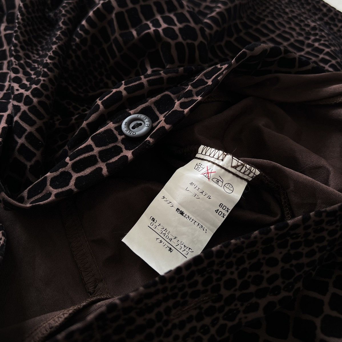 Other NARACAMICIE ALL-OVER DESIGN VELVET BURNOUT SHIRT Size M / US 6-8 / IT 42-44 - 6 Thumbnail