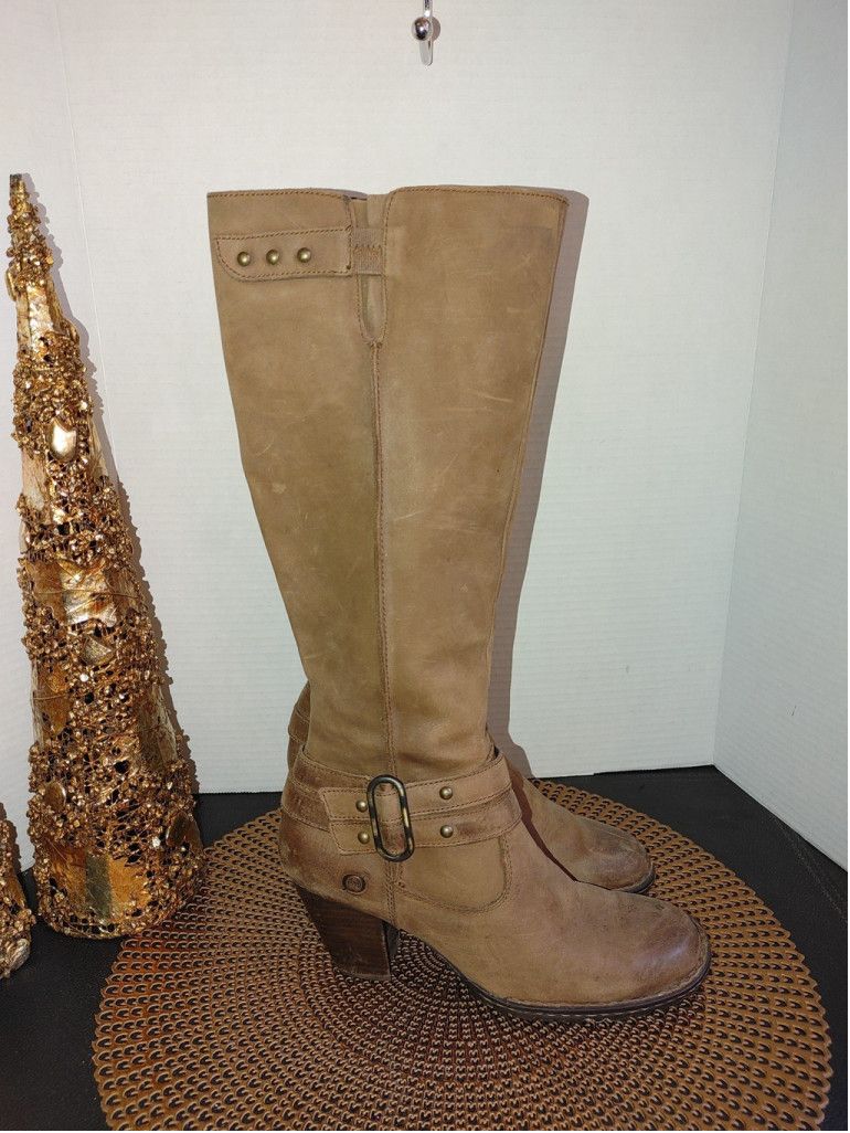 Born Born Leather Riding Boots Size 7 Size US 7 / IT 37 - 3 Thumbnail