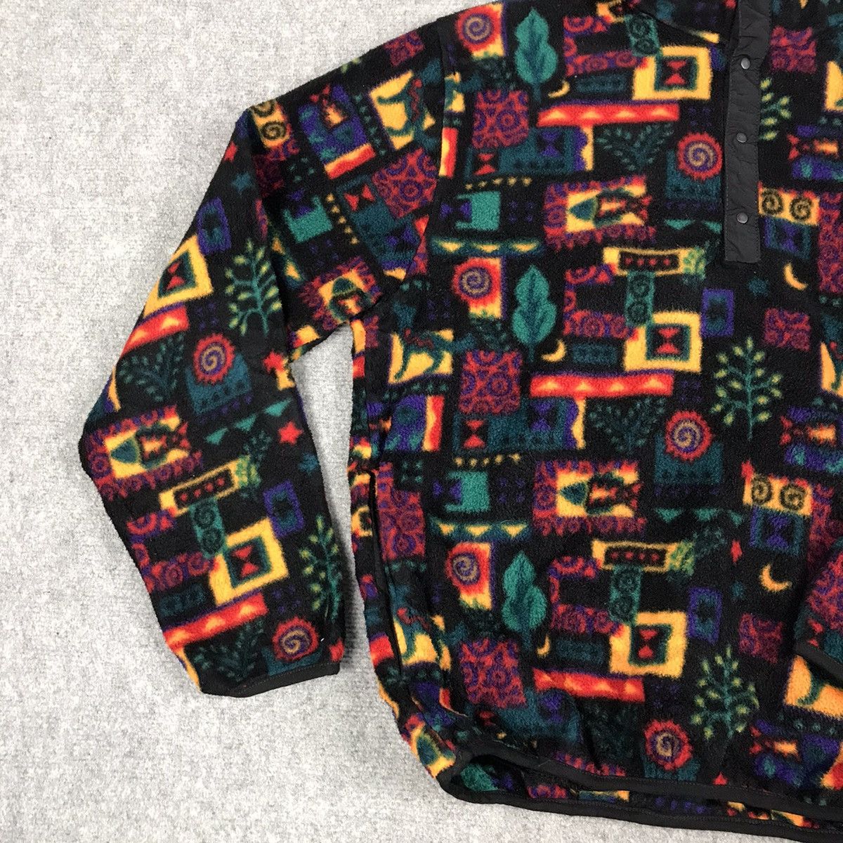 L.L. Bean 🔥L.L BEAN MULTI COLOUR FLEECE JACKET Size US M / EU 48-50 / 2 - 4 Thumbnail