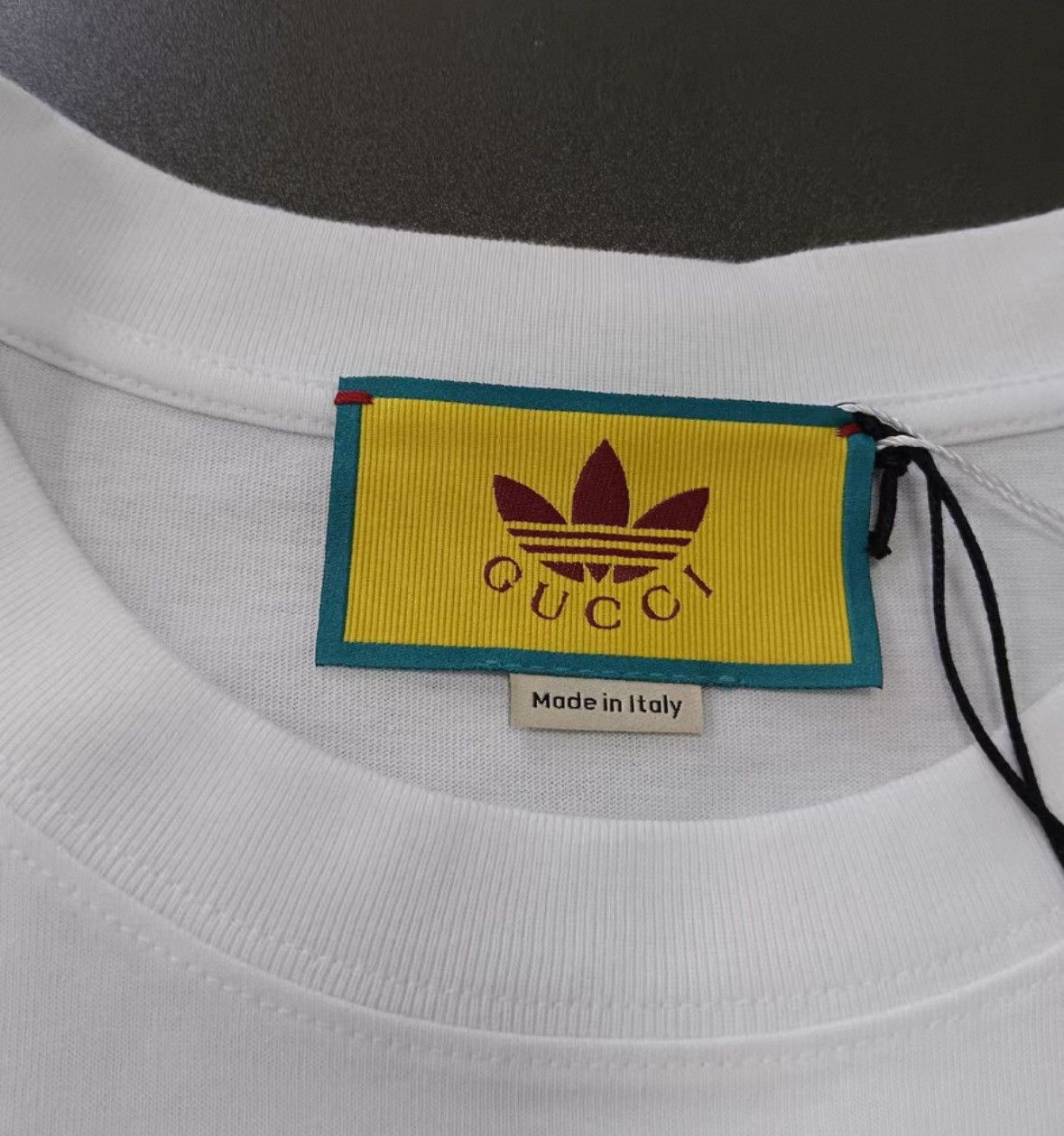 Gucci Gucci Gucci x Adidas Letter Logo T-Shirt -2506 Size US XL / EU 56 / 4 - 2 Thumbnail