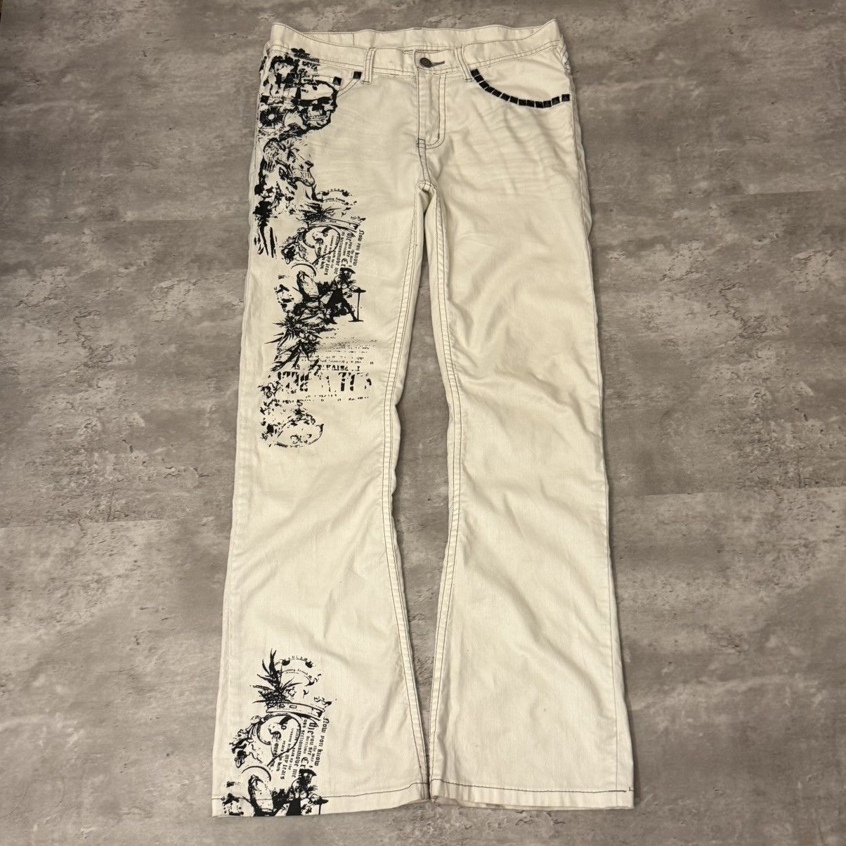 Tornado Mart Tornado Mart Flare Pants Size US 32 / EU 48 - 1 Thumbnail