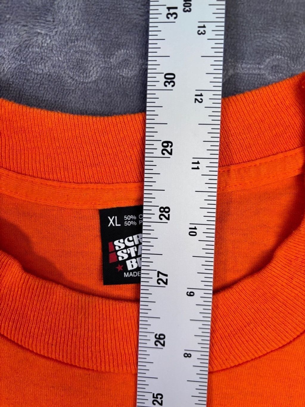 Other Men's VTG Deadstock Single Stitch Screen Stars TShirt XL Ora Size XL / US 12-14 / IT 48-50 - 6 Thumbnail