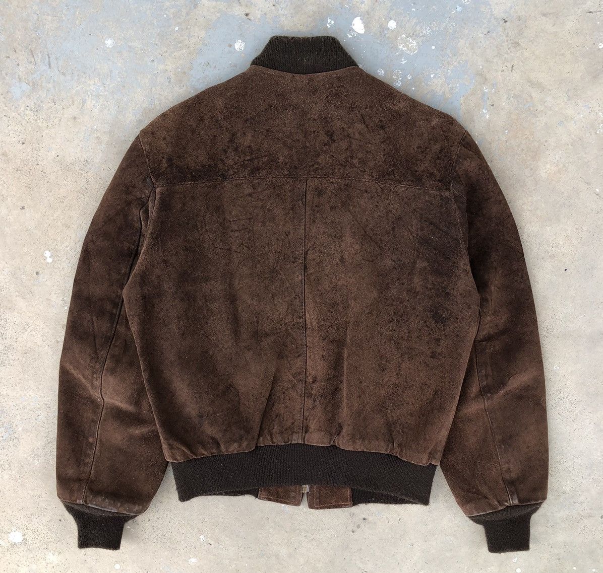 Schott Vintage SCHOTT NYC Suede Leather Bomber Jacket 🇺🇸 Size US M / EU 48-50 / 2 - 10 Thumbnail