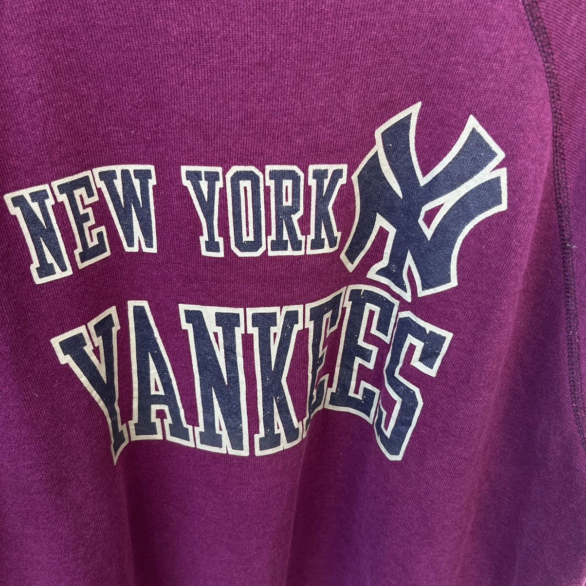 MLB × New York Yankees × Vintage Vintage 80s New York Yankees MLB OG Logo Crewneck Sweatshirt Size US XL / EU 56 / 4 - 2 Thumbnail
