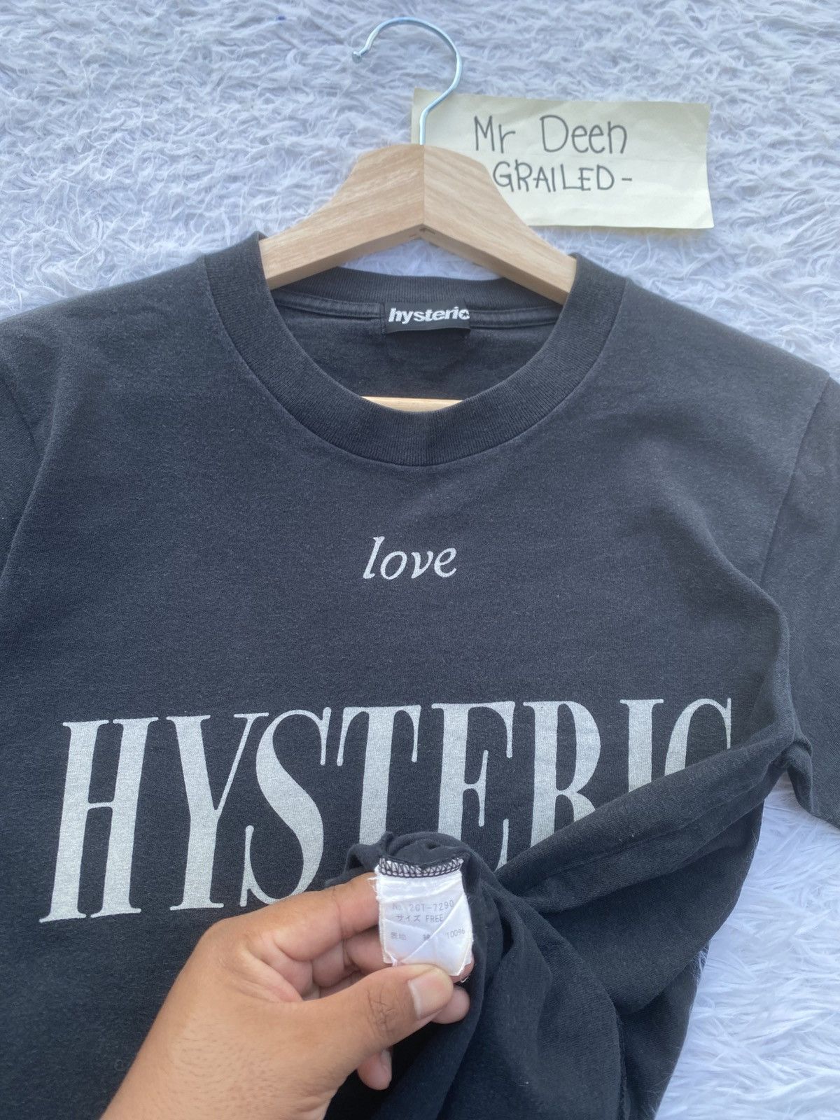 Hysteric Glamour Rare Vintage Love Hysteric Glamour Spellout Tshirt Size US S / EU 44-46 / 1 - 9 Thumbnail