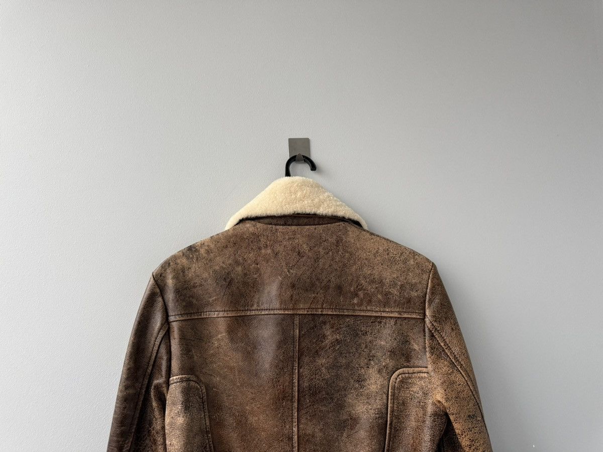 RED Valentino Red Valentino Leather Aviator Jacket Womans Size S / US 4 / IT 40 - 15 Thumbnail