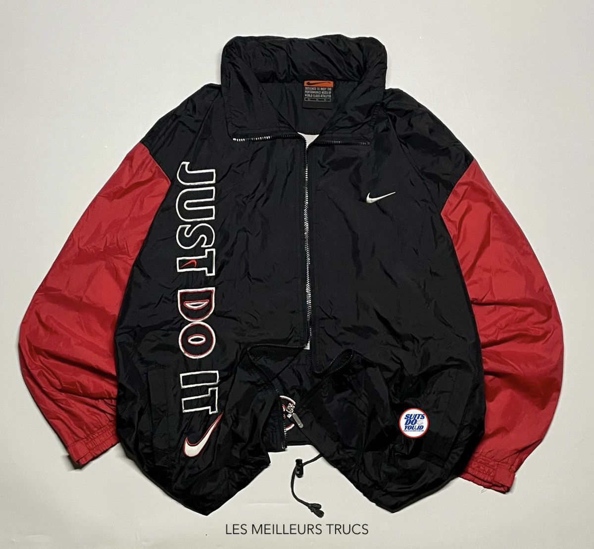 Nike × Vintage Nike Premier Just Do it Hidden hooded vintage jacket Size US L / EU 52-54 / 3 - 1 Thumbnail