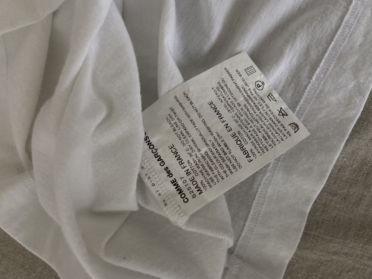 Comme des Garcons SHIRT comme des garcons white t-shirt Size US S / EU 44-46 / 1 - 4 Thumbnail
