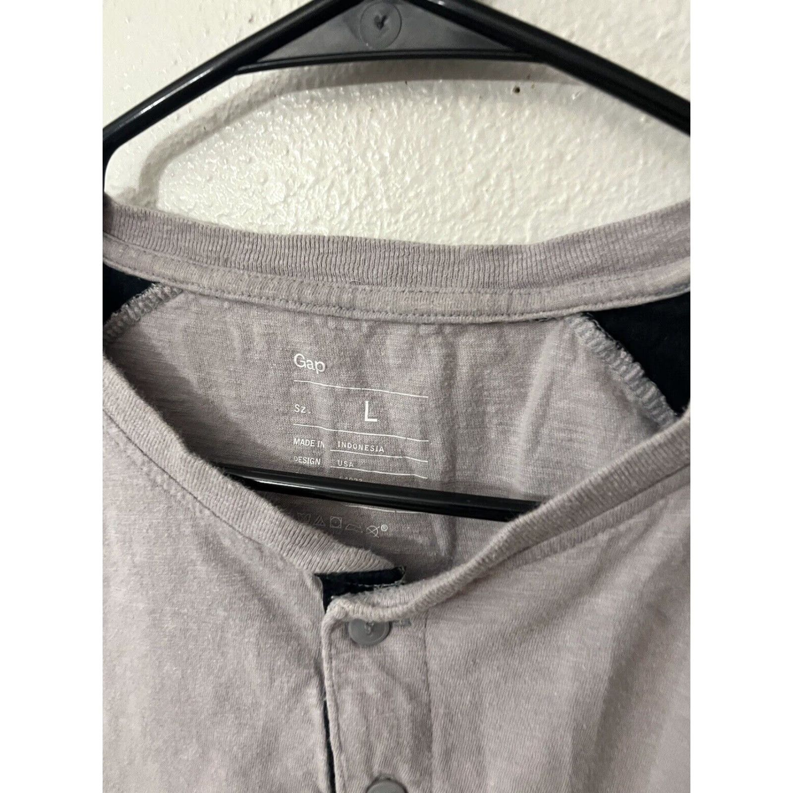 Gap GAP Sweatshirt Men Large Long Sleeve Crew Neck Pullover Gray Size US L / EU 52-54 / 3 - 3 Thumbnail