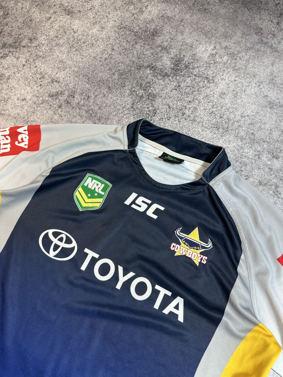 Vintage Vintage ISC Cowboys Toyota NRL Rugby Jersey Very Rare XXL Size US XXL / EU 58 / 5 - 2 Thumbnail