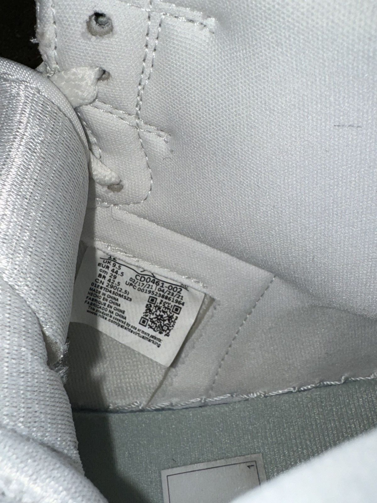 Jordan Brand × Nike Jordan Retro 1 ‘Seafoam Size US 10.5 / EU 43-44 - 6 Thumbnail