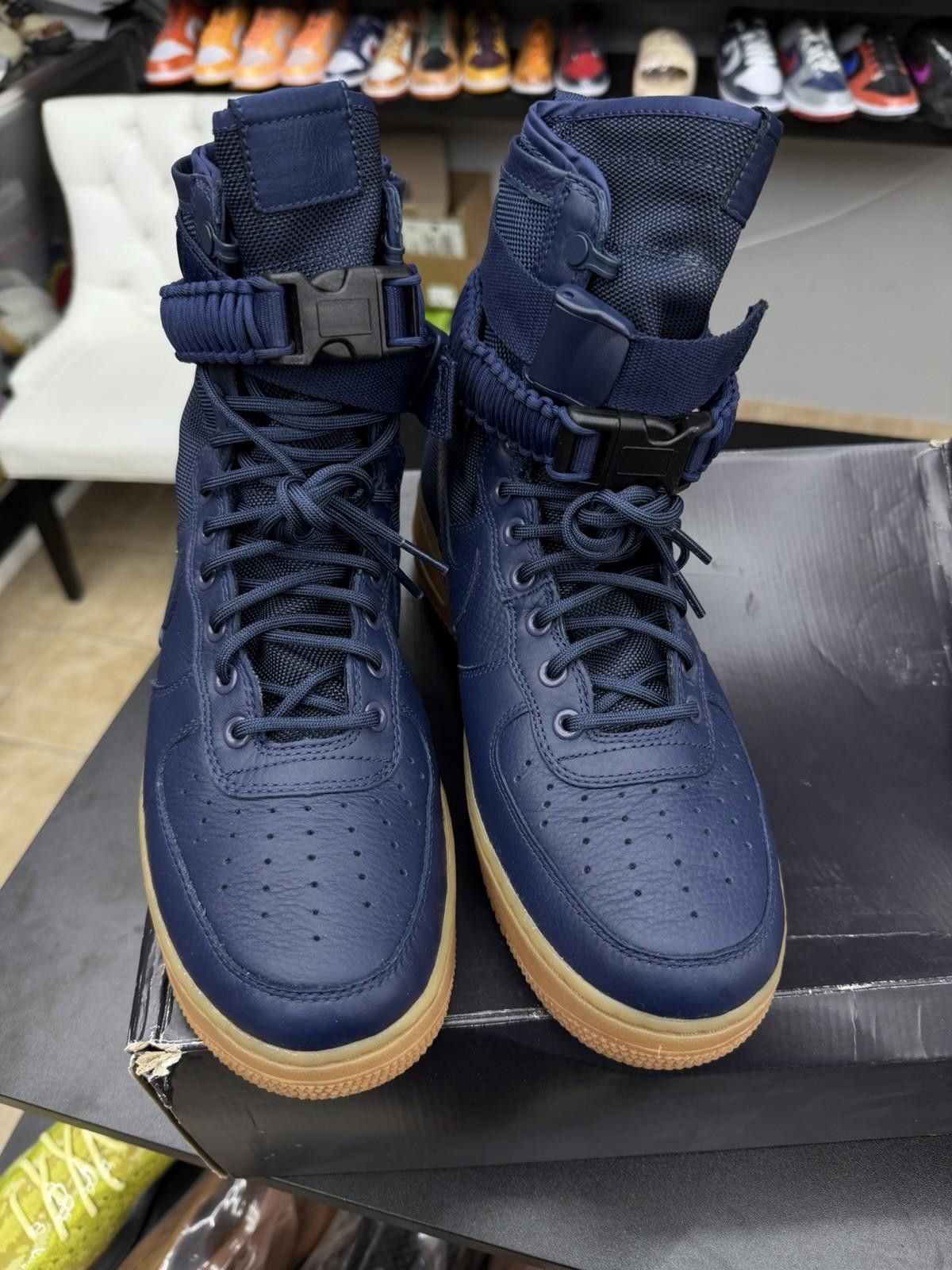 Nike Nike SF Air Force 1 High Men’s Size 10 Midnight Navy Blue Size US 10 / EU 43 - 5 Thumbnail