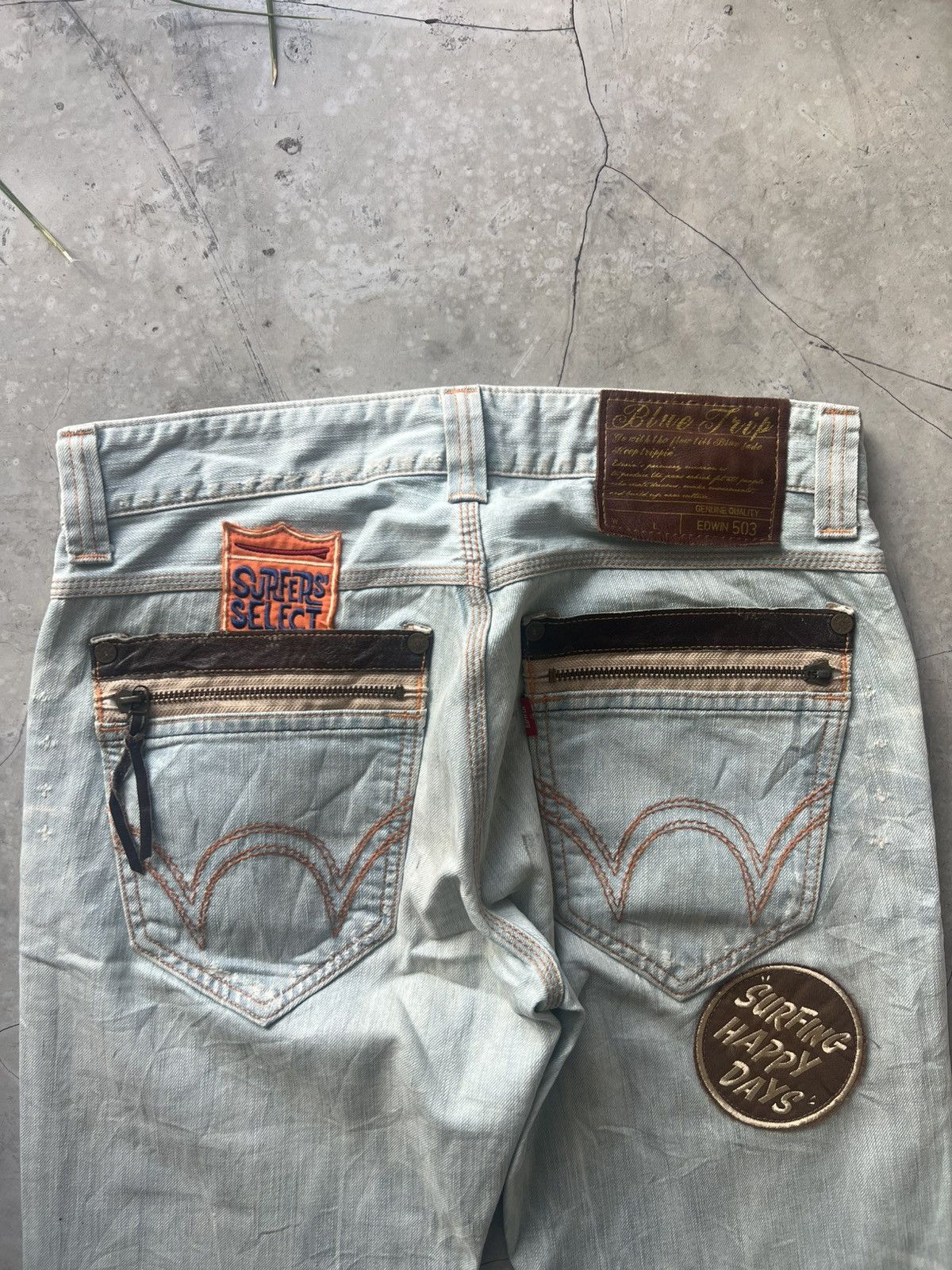 Vintage Edwin Blue Trip jeans W32 Actual 33x33.5