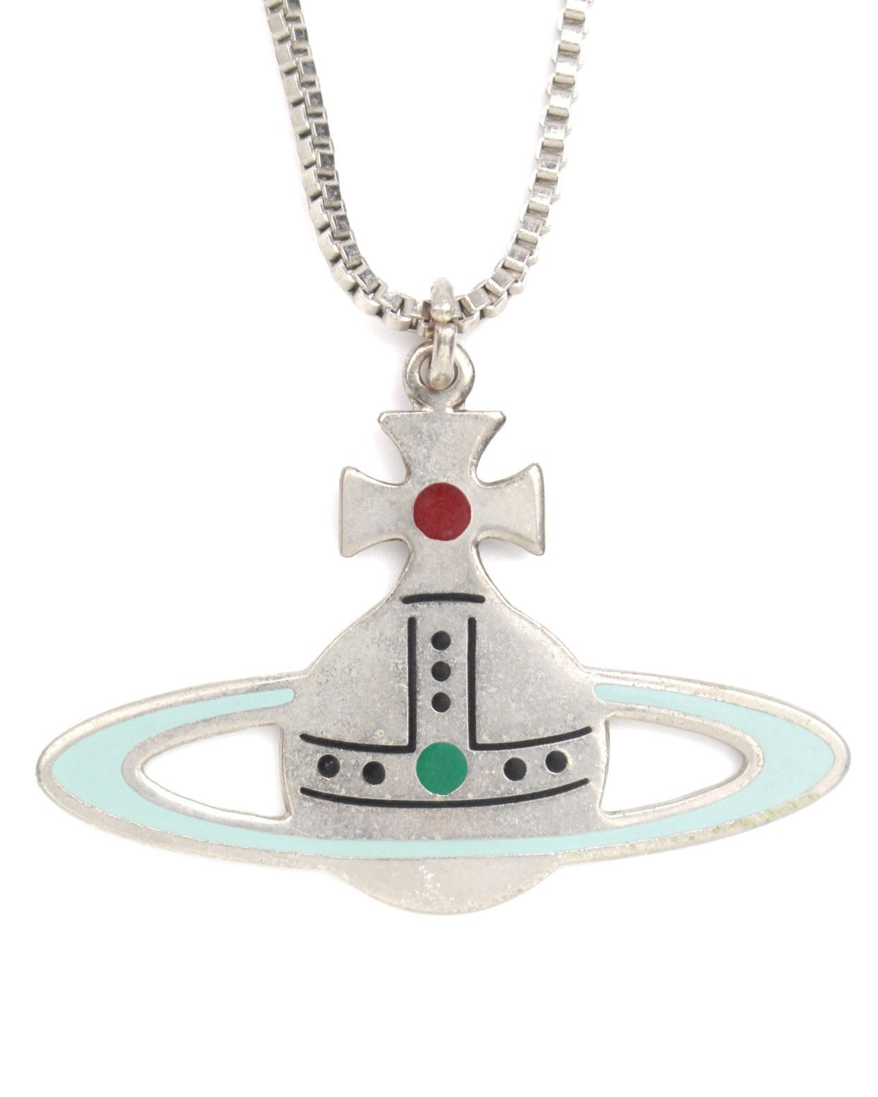 2000S VIVIENNE WESTWOOD CLASSIC ORB CHARM NECKLACE