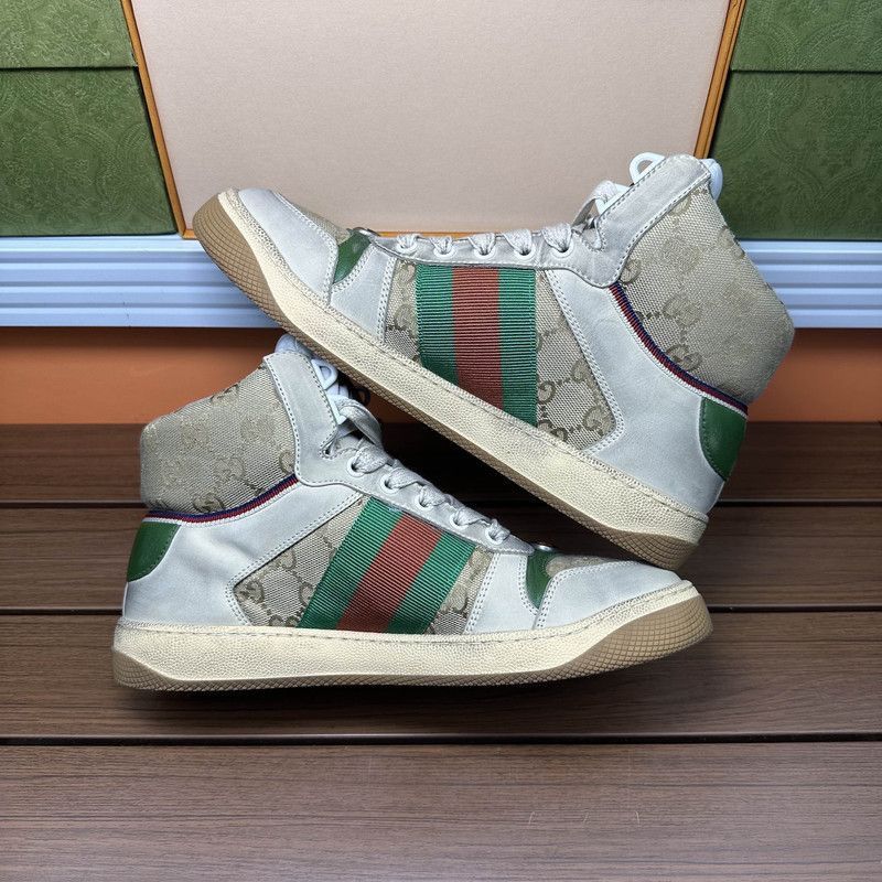 Gucci Gucci Screener Vintage Sneakers for Men - Size US 8.5 / EU 41-42 - 7 Thumbnail