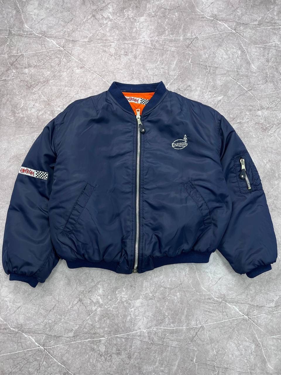 ジャケット・アウター MA-1 jacket archive unknown alpha Vintage Alpha Industries Mens Jacket Reversible Ma 1 Flyers