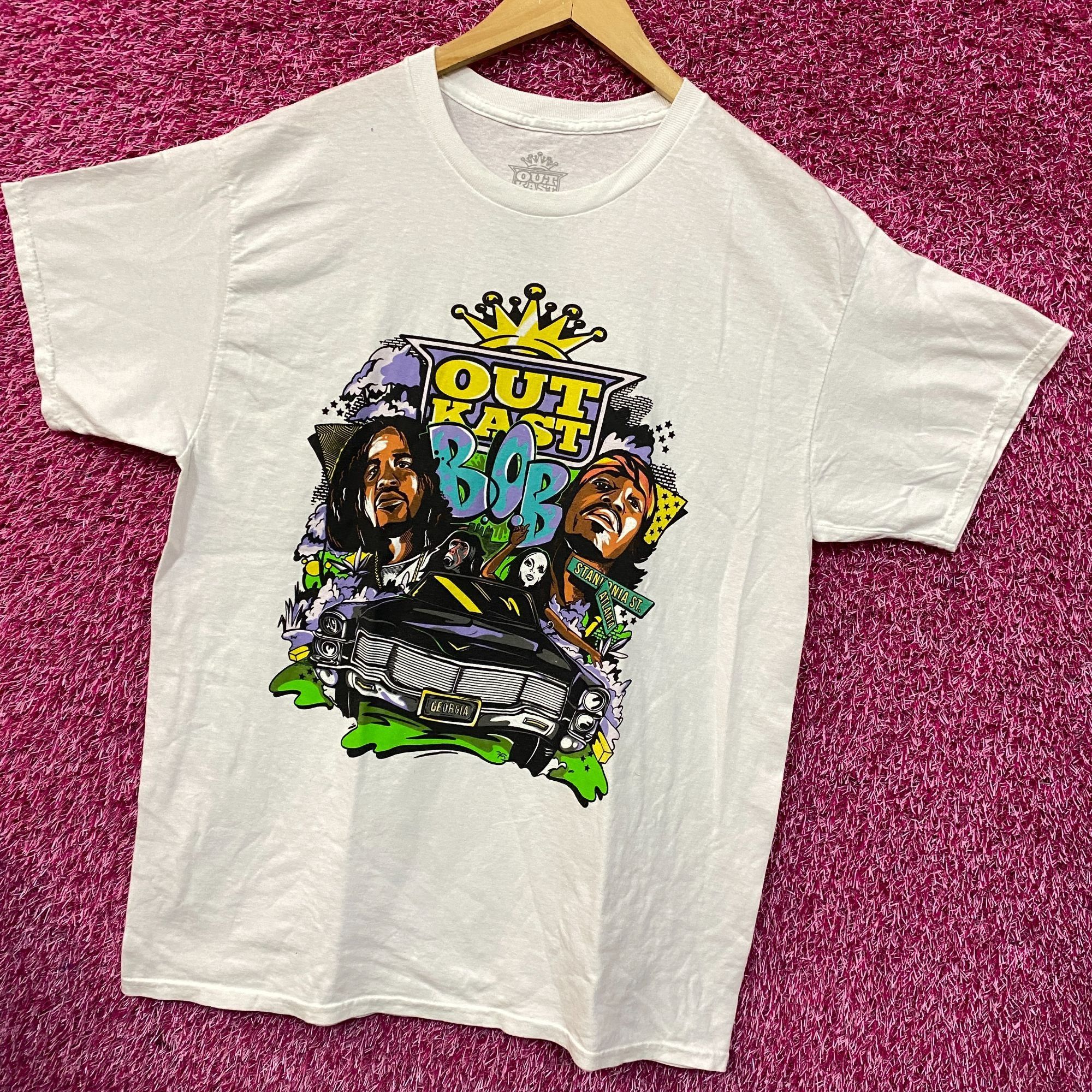 Outkast Outkast B.O.B. Big Boi & André 3000 Graphic T-Shirt Medium Size US M / EU 48-50 / 2 - 3 Thumbnail