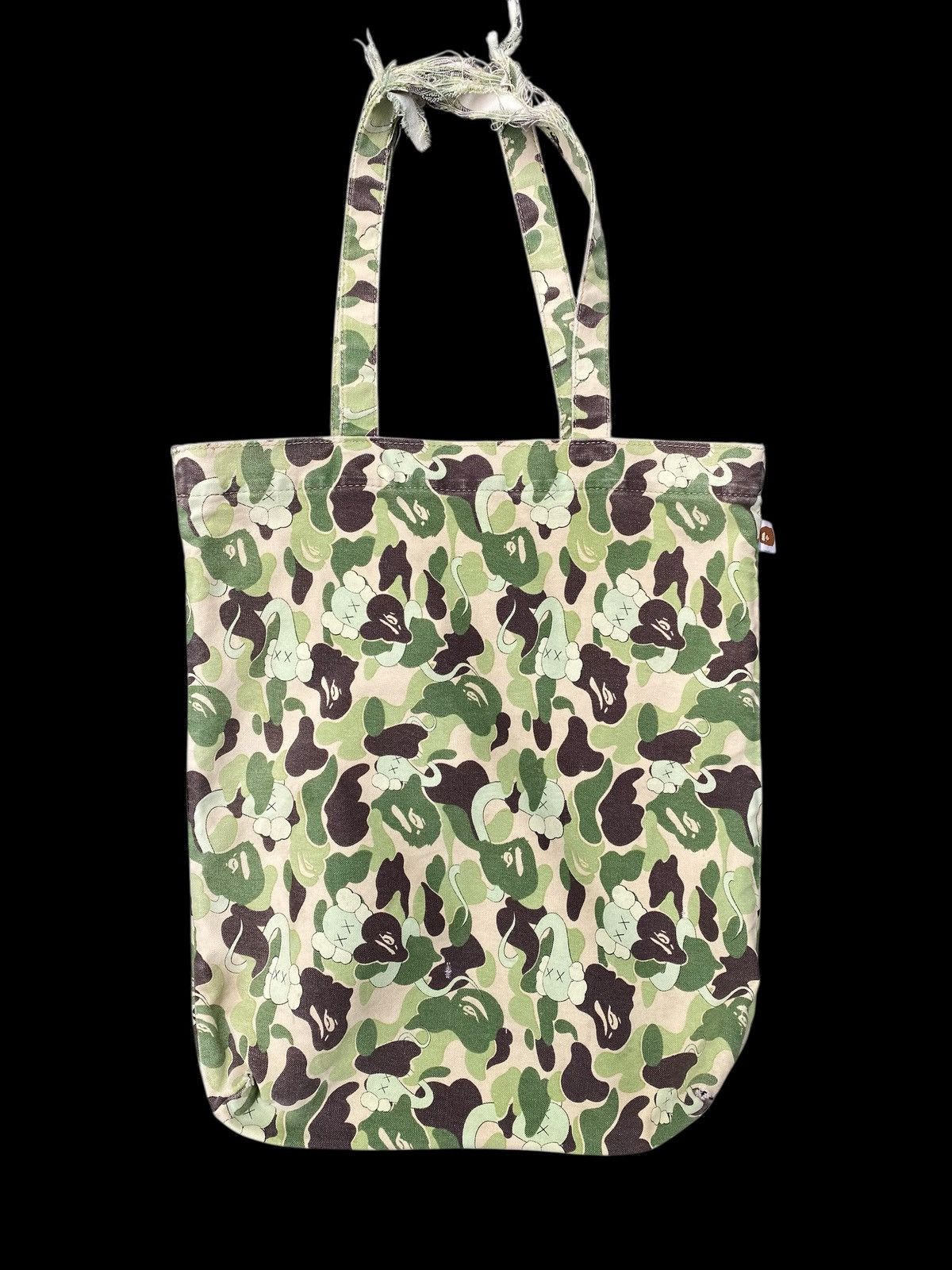 Bape Tote Bag Sta Camo Gray A Bathing Ape Nigo in Green, Men's