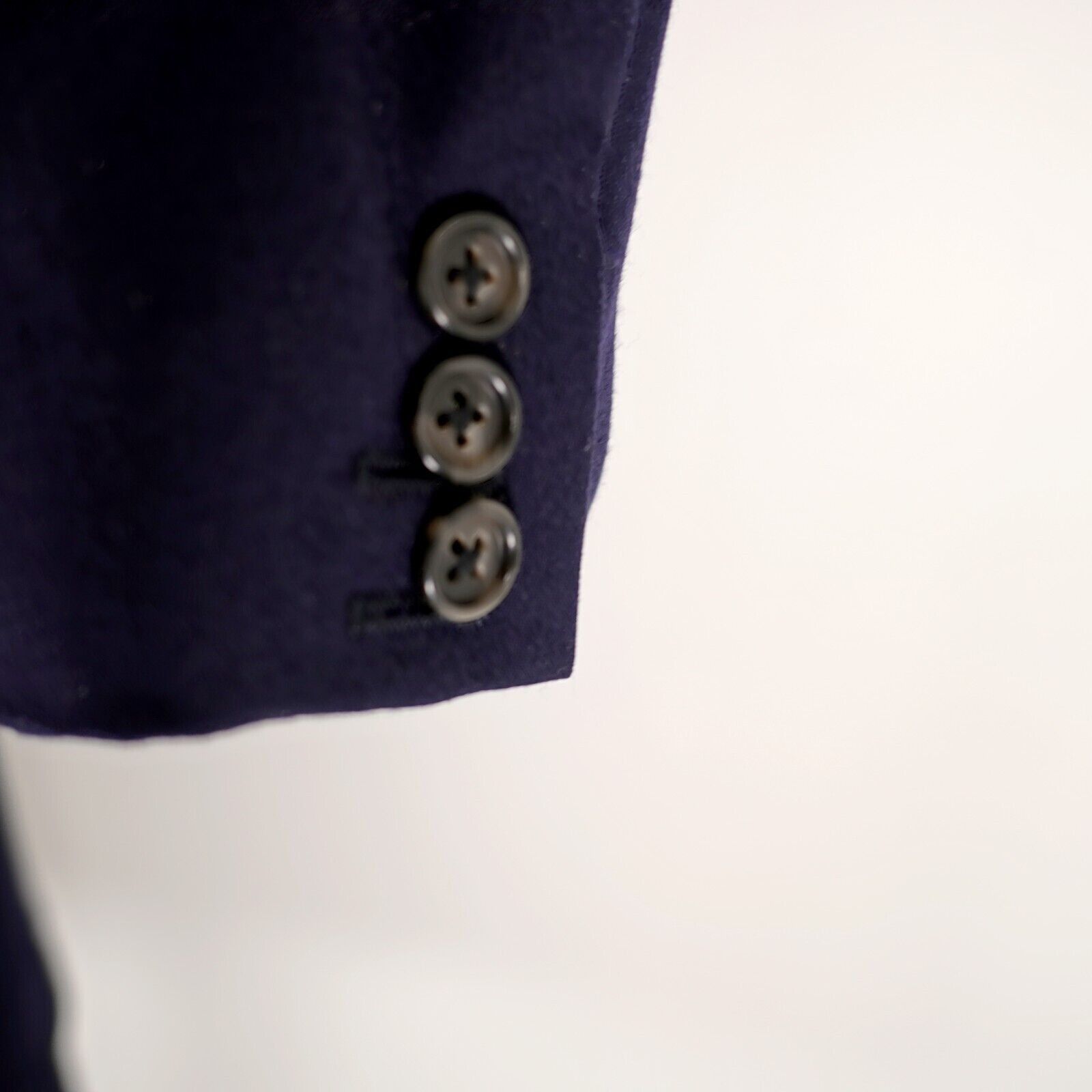 Ralph Lauren Polo Ralph Lauren Flannel Virgin Wool Italy Blue 3 Button Bl Size 40L - 3 Thumbnail
