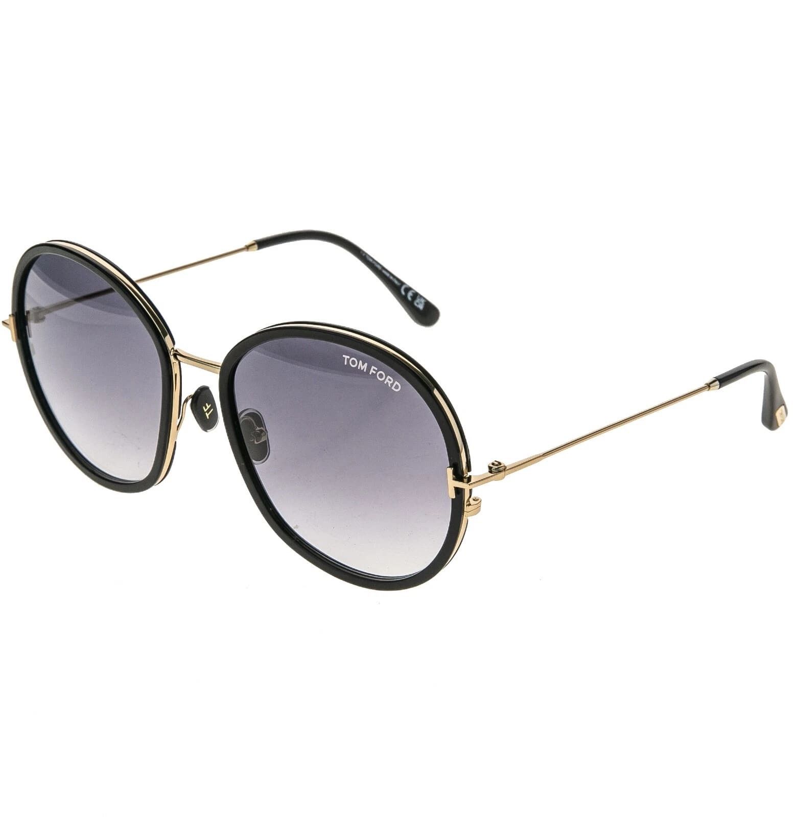 Tom Ford TOM FORD HUNTER 02 TF0946 01B Gold Black Sunglasses 946 Size ONE SIZE - 10 Thumbnail