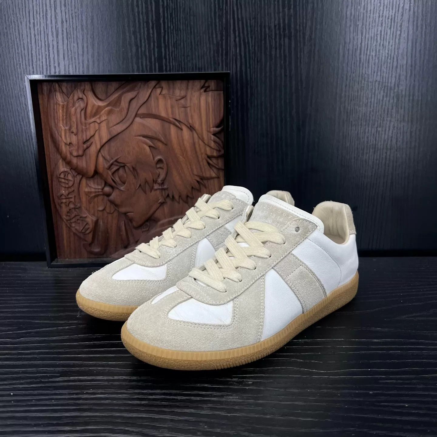 Maison Margiela Maison Margiela Gray & White Deconstructed Trainer 35 VG Size US 4.5 / IT 34.5 - 1 Thumbnail