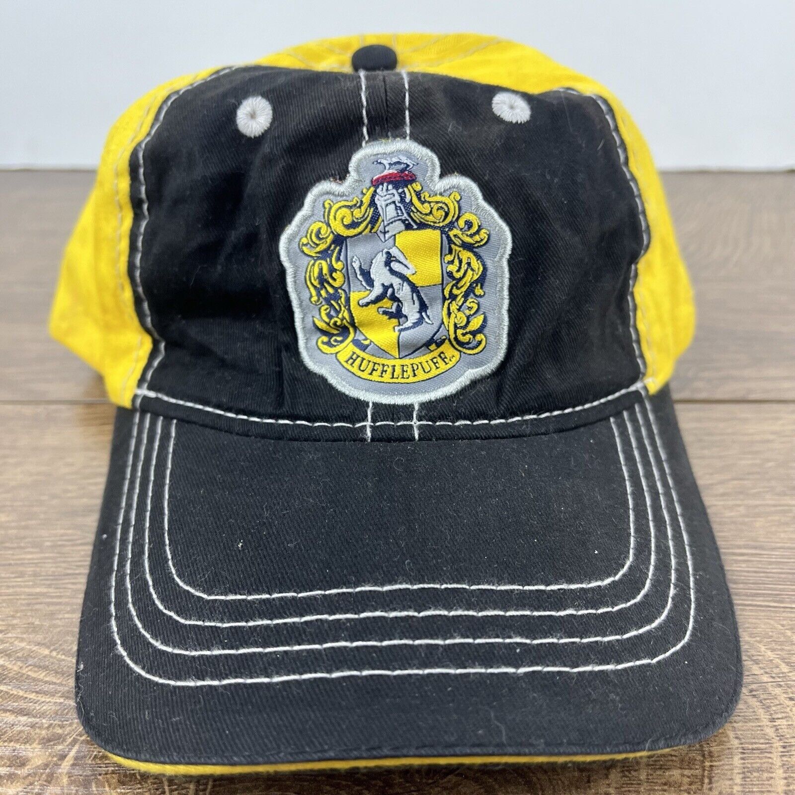 Other Hufflepuff Hat Harry Potter Snapback Hat Black Hat Adjustabl Size ONE SIZE - 5 Thumbnail