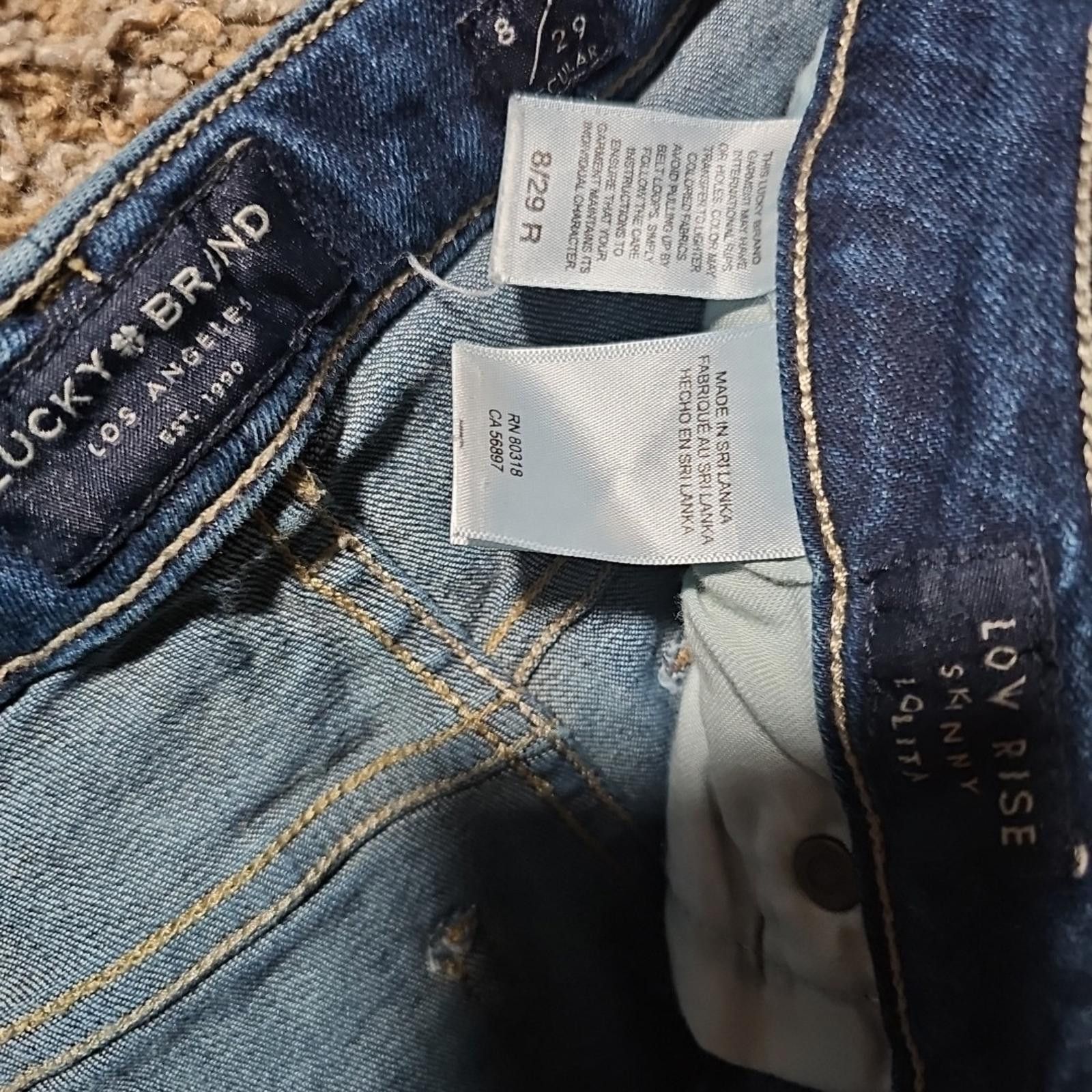 Lucky Brand Lucky Brand 8/29 Lowrise Skinny Lolita Regular Jeans Size 30" / US 8 / IT 44 - 3 Thumbnail