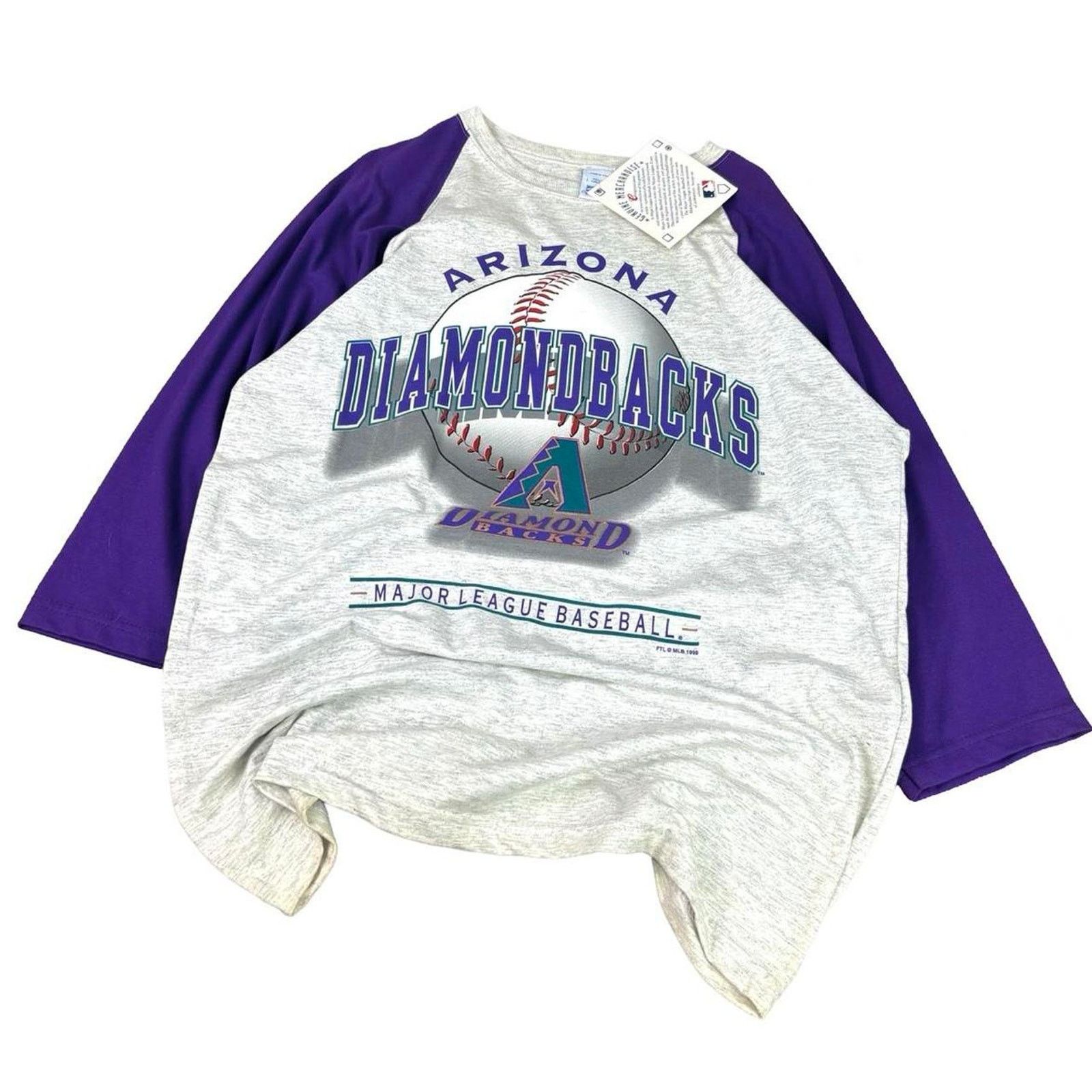 Arizona Diamondbacks Tshirt Y2K Tshirt Purple buy Size XL