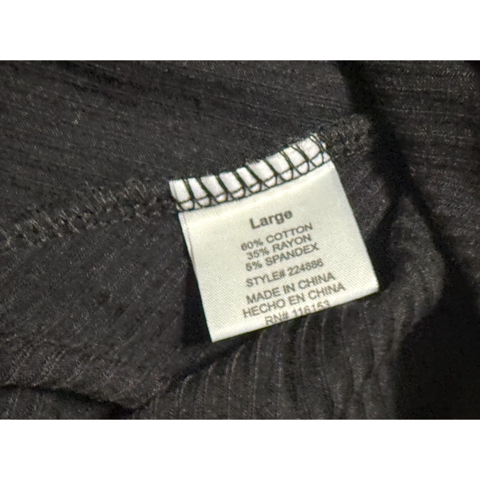 Vintage VINTAGE Poof New York Dress Shirt? Size 36" / US 14 / IT 50 - 6 Thumbnail