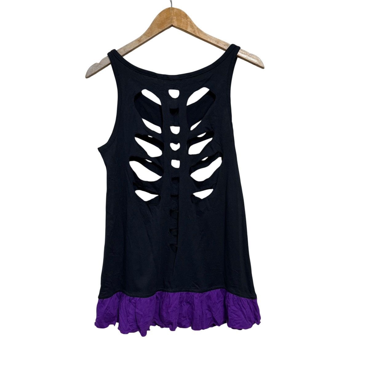 Seditionaries Hell Cat Punks Ribcage cut Hole Distressed Tank Size S / US 4 / IT 40 - 6 Thumbnail