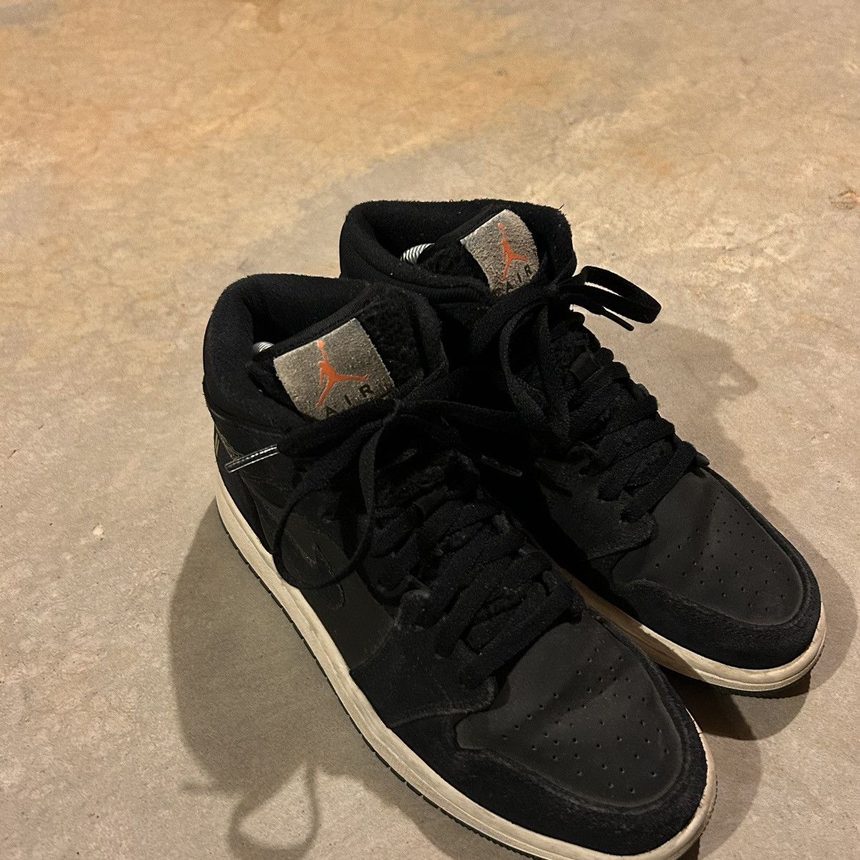 Jordan Brand × Nike Jordan 1 Mid Black Olive Canvas 2018 US 7.5 Size US 7.5 / EU 40-41 - 7 Thumbnail