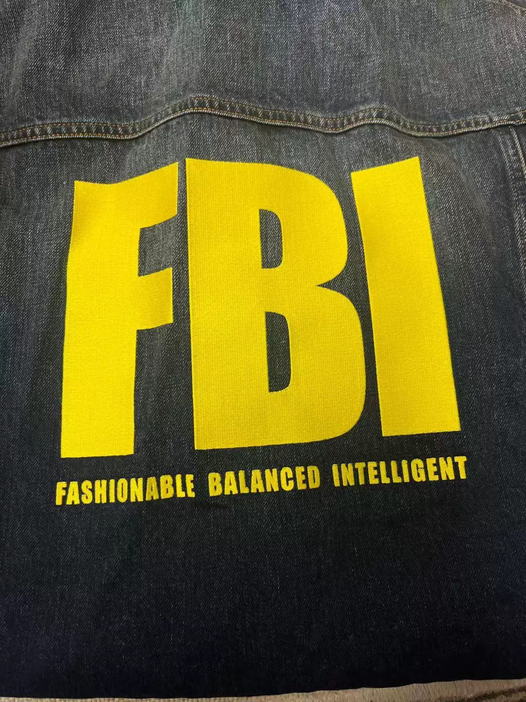 Balenciaga Balenciaga Logo Print Denim Jacket Blue. Size US L / EU 52-54 / 3 - 2 Thumbnail