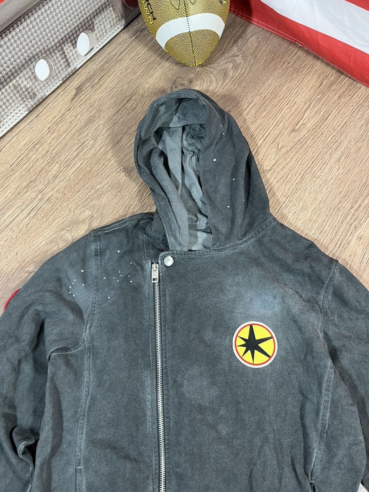Diesel Vintage Diesel Distressed Zip Hoodie Rare Size US S / EU 44-46 / 1 - 4 Thumbnail
