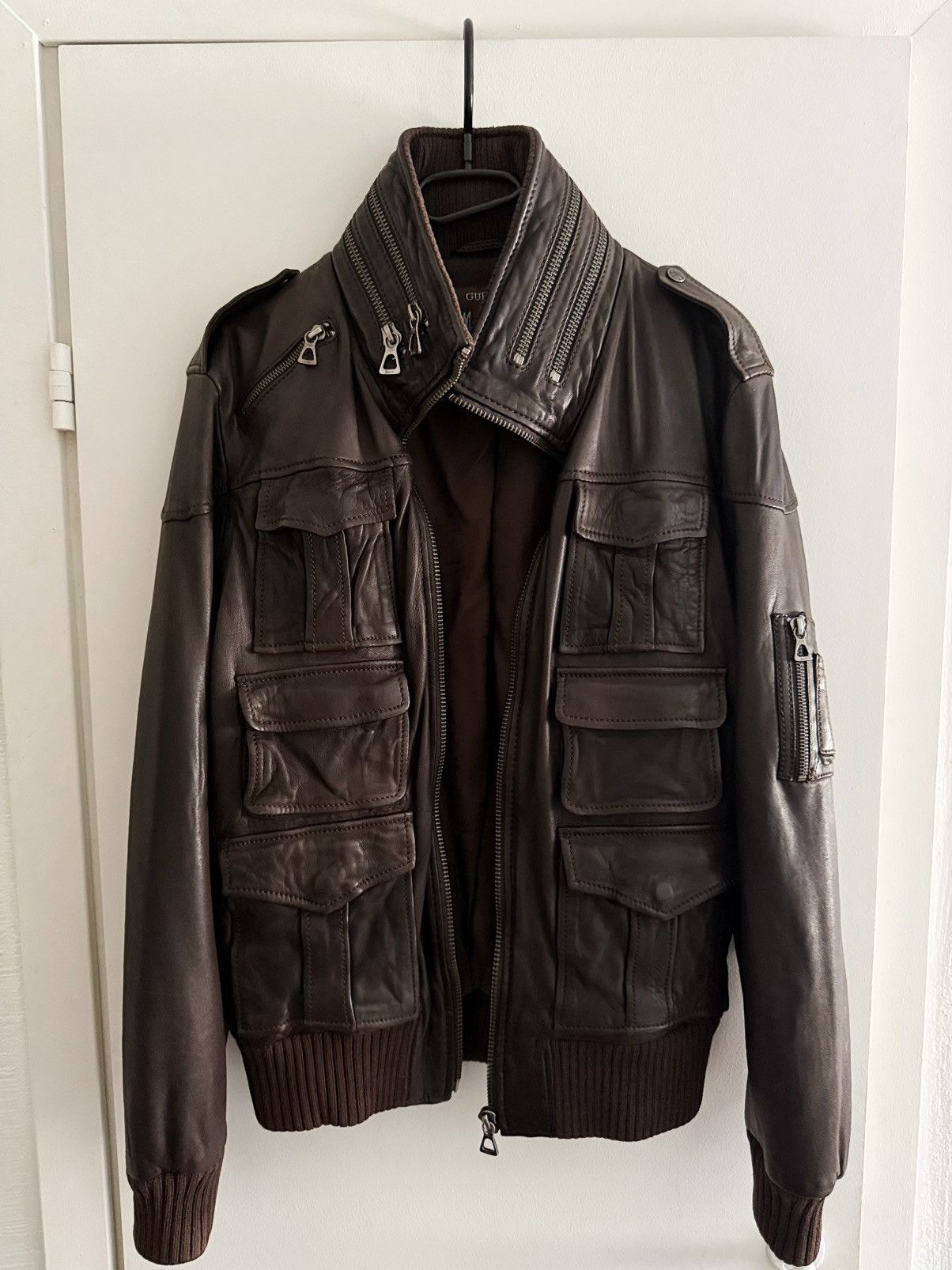 Japanese Brand LGB Style Military Leather Jacket Size US S / EU 44-46 / 1 - 2 Thumbnail