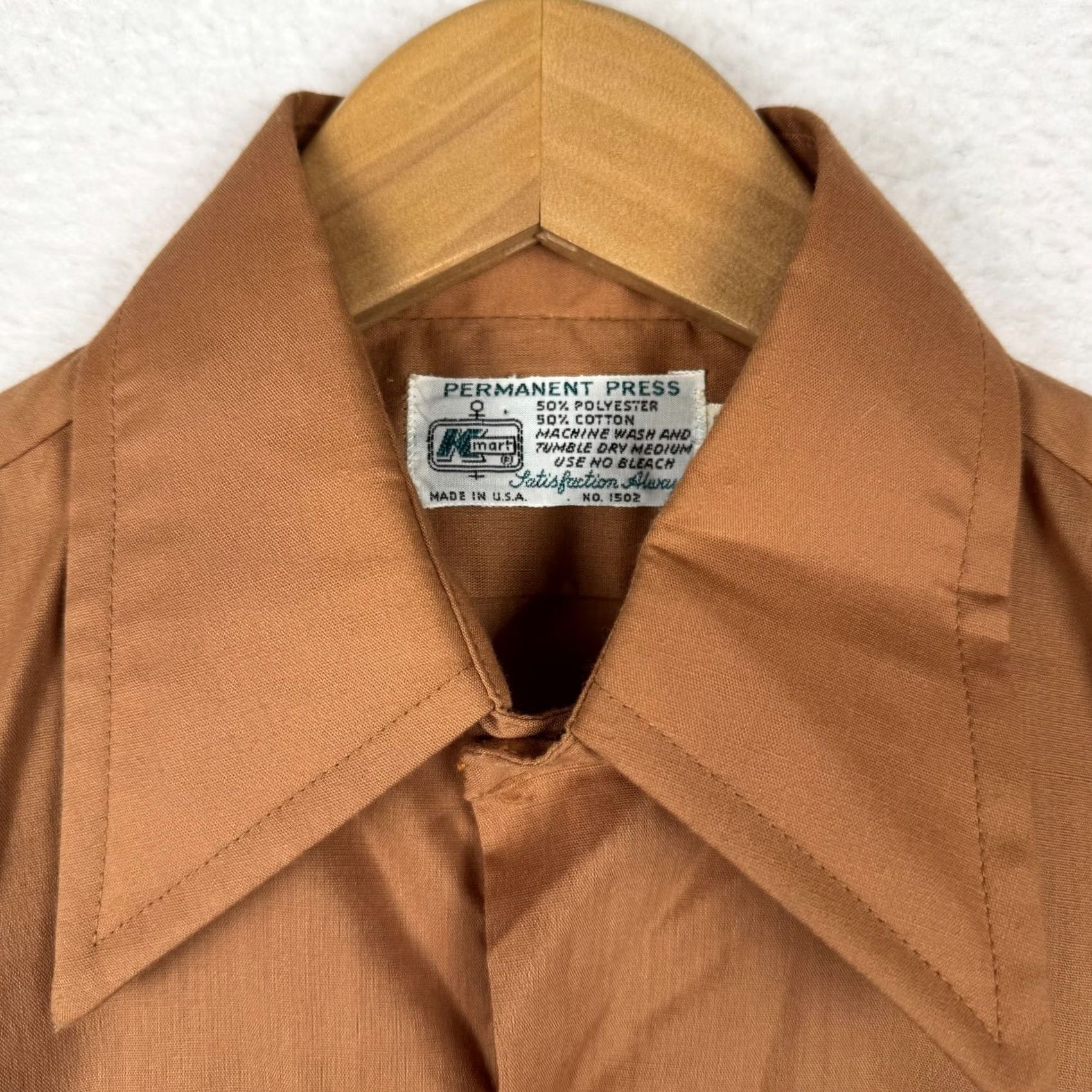 Vintage VINTAGE K Mart Western Shirt XL Men’s 14.5-32 Orange Rockabilly 1970s Long Sleeve USA Size US XL / EU 56 / 4 - 2 Thumbnail