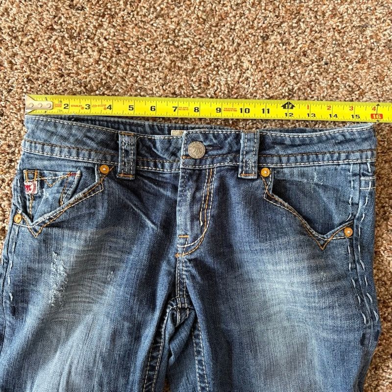 Mek Denim Mek Denim New Oaxaca Bootcut Jeans Size 28/34 Distressed Size 28" / US 6 / IT 42 - 6 Thumbnail