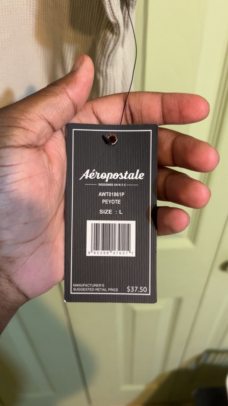 Aeropostale Aeropostale waffle knit Size US L / EU 52-54 / 3 - 3 Thumbnail