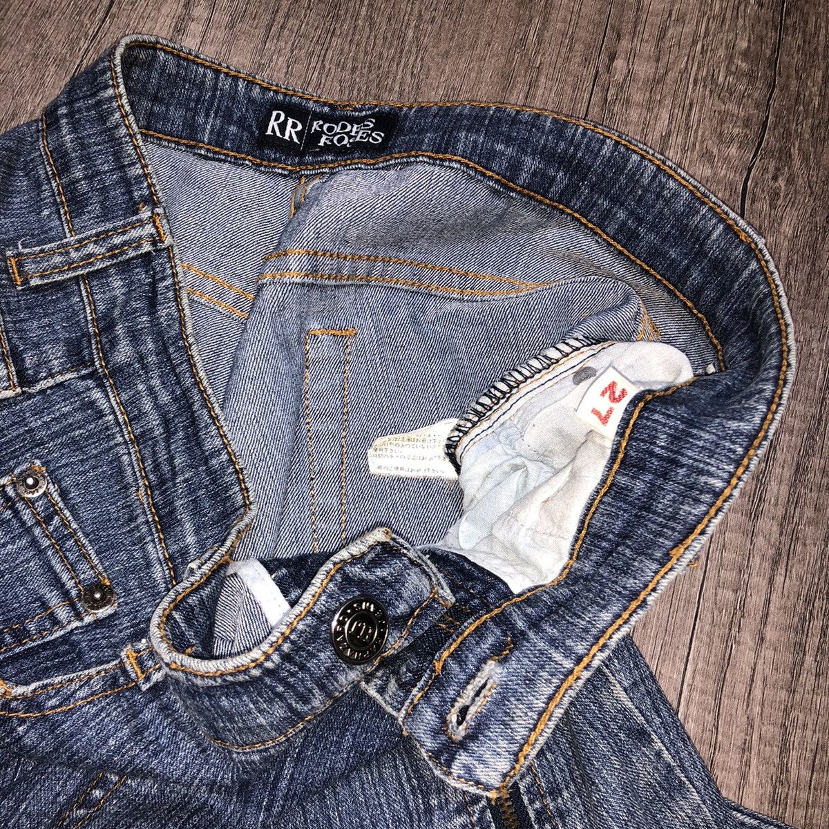 Designer × Japanese Brand Rodes Roses x Haphazard Jeans Size US 29 - 8 Thumbnail