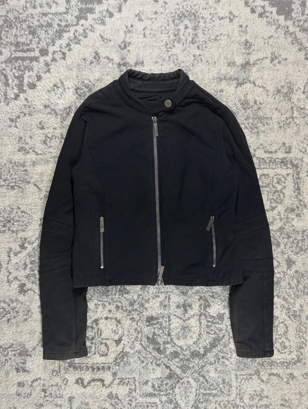 Gucci 1998 Zip Biker Jacket by Gucci Size S / US 4 / IT 40 - 1 Thumbnail
