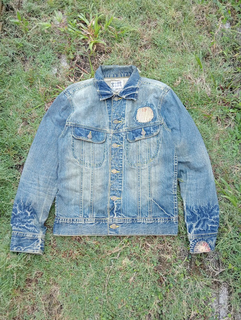 Takeo Kikuchi TAKEO KIKUCHI JAPAN PATCHWORK BLUE DENIM JACKET Size US M / EU 48-50 / 2 - 1 Thumbnail