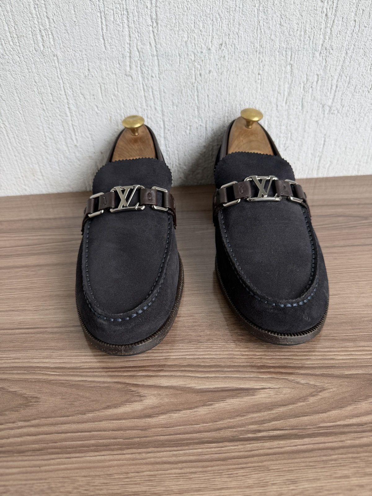 Louis Vuitton Suede major loafers Size US 7.5 / EU 40-41 - 5 Thumbnail