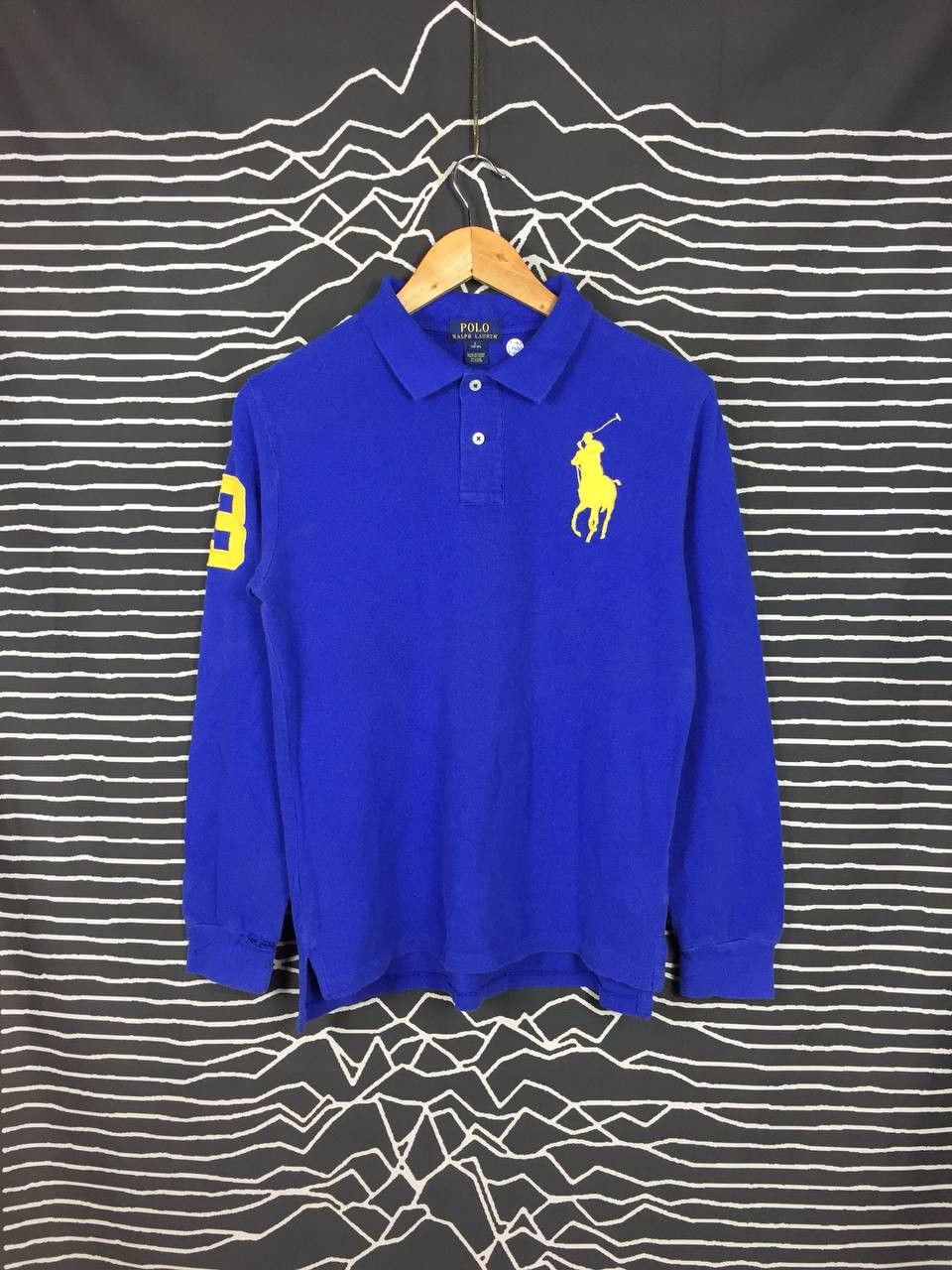 Polo Ralph Lauren Vtg Polo Ralph Lauren Big Logo Longsleeve Polo Tee Youth L Size US S / EU 44-46 / 1 - 1 Thumbnail