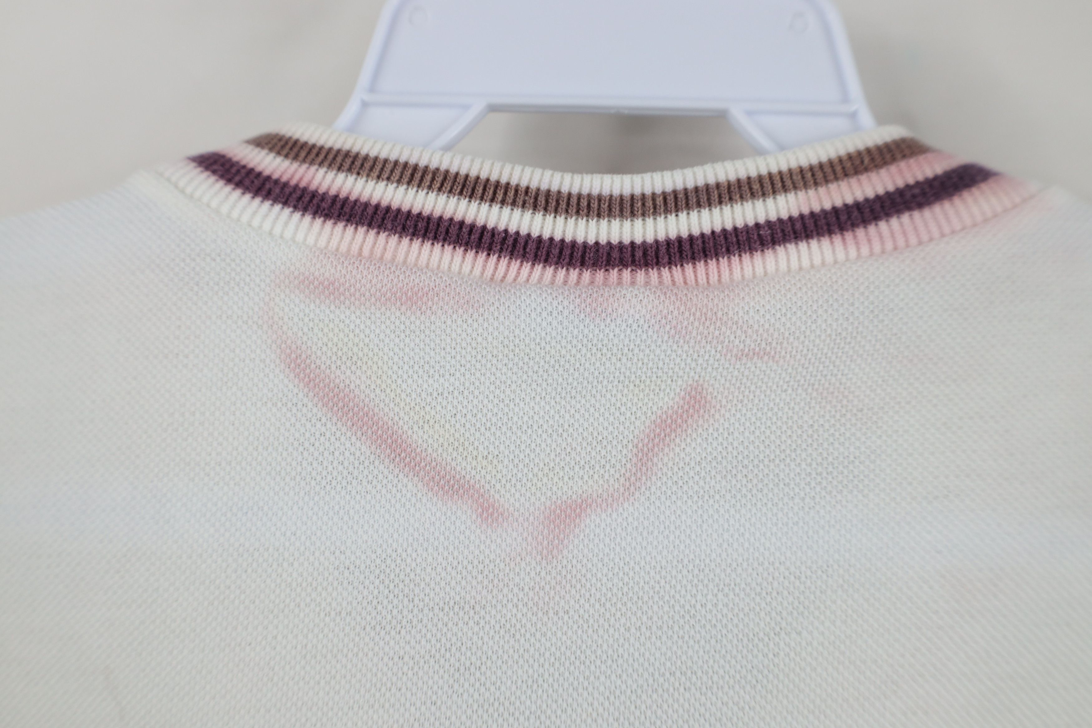 Vintage Vintage 70s Streetwear Tennis Knit V-Neck T-Shirt USA Size US L / EU 52-54 / 3 - 11 Thumbnail