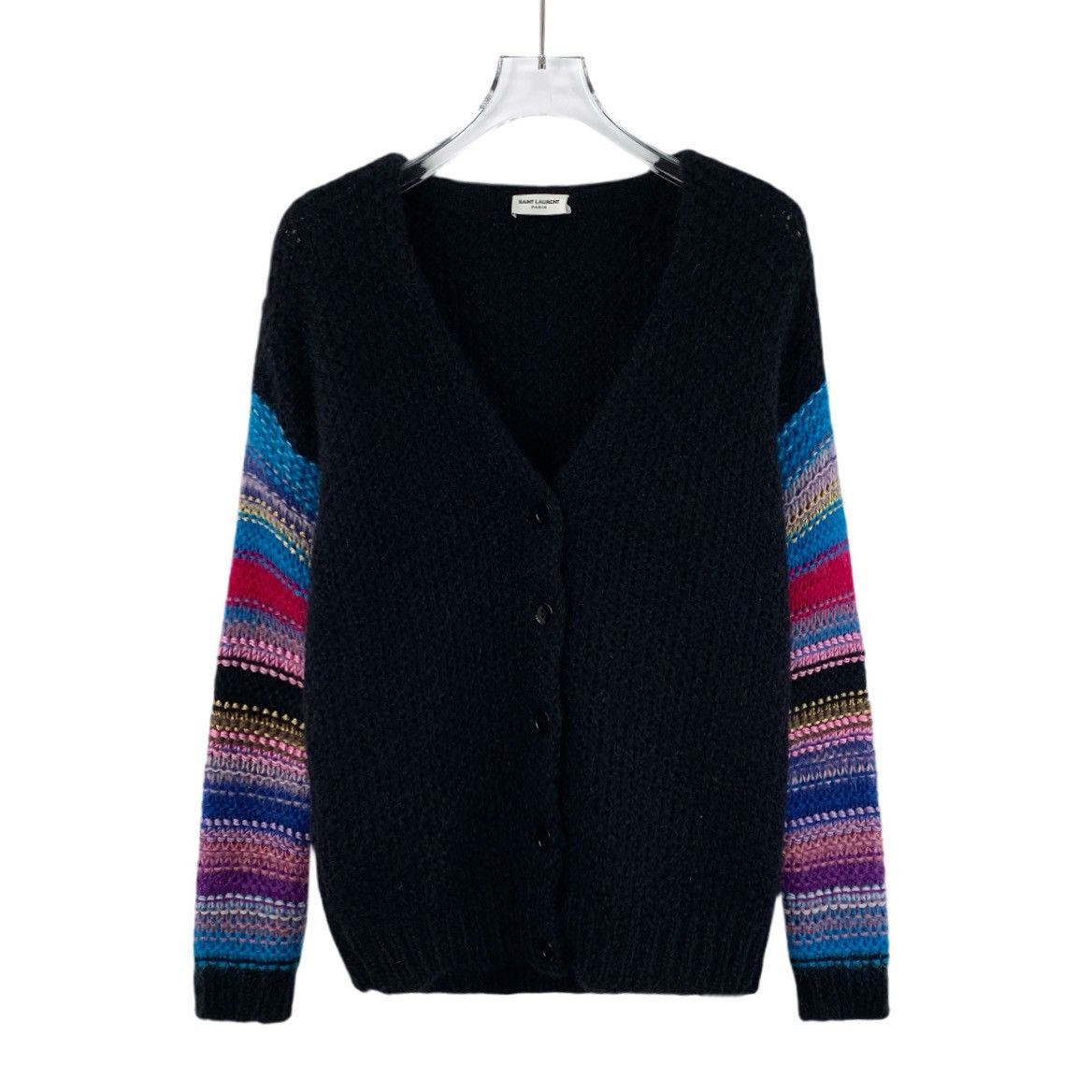 Saint Laurent Paris Saint Laurent Mohair Long Sleeve Knit Cardigan Coat K26WX Size XS / US 0-2 / IT 36-38 - 1 Thumbnail