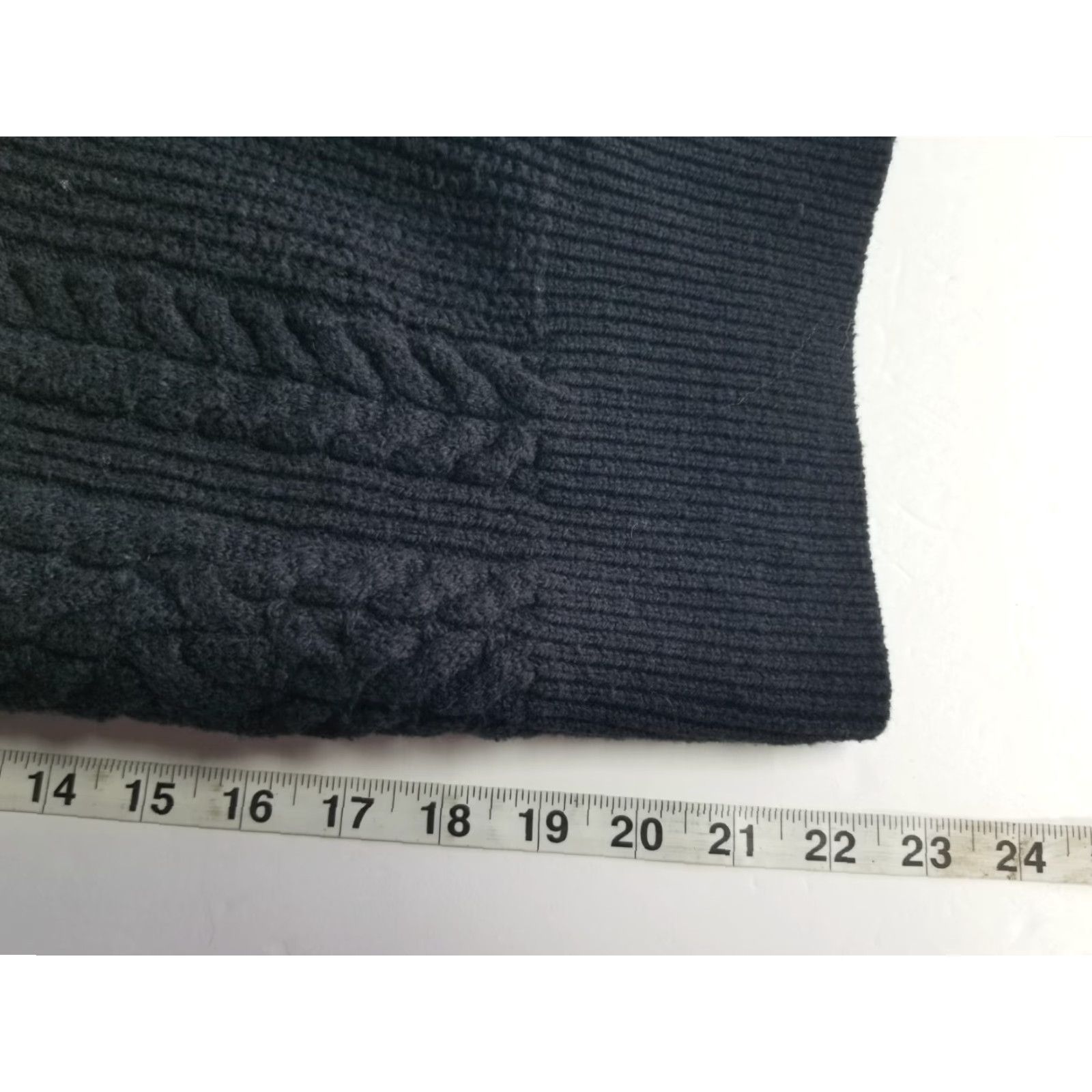 Nili Lotan Nili Lotan x Target Women’s Quarter Zip Cable Knit Pullover Sweater Black Size M Size M / US 6-8 / IT 42-44 - 6 Thumbnail