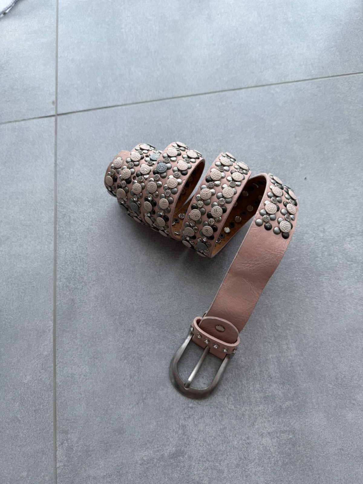 666 leather 3連 studs belt y2k gal opium 666 leather 3連 studs belt y2k gal opium Leather Metal Punk