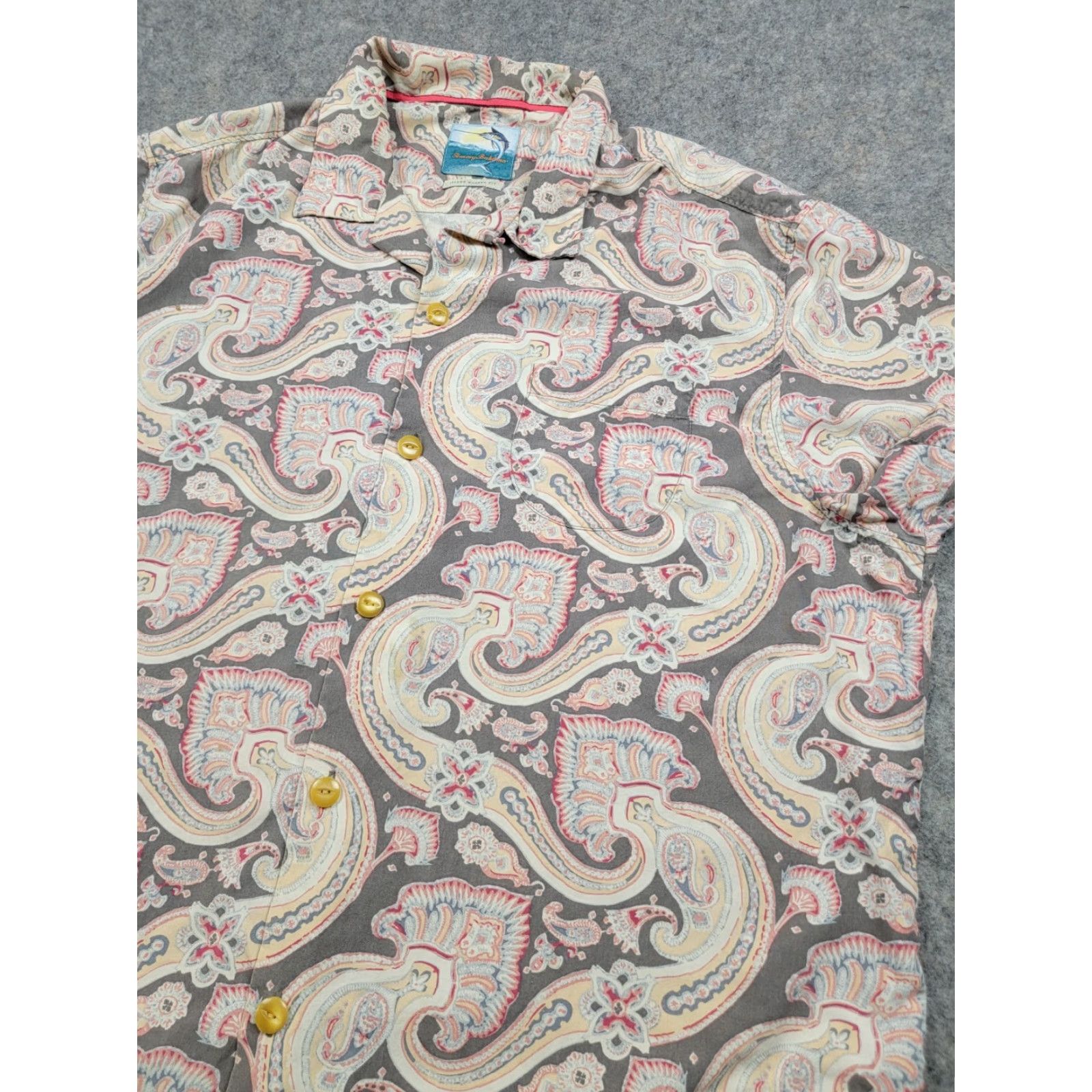 Tommy Bahama Tommy Bahama Shirt Mens XL Island Modern Fit Floral 100% Silk Beach Multicolor Button-Up Casual Shirt Mens XL Beach Hawaiian Floral Silk Shirt Size US XL / EU 56 / 4 - 6 Thumbnail