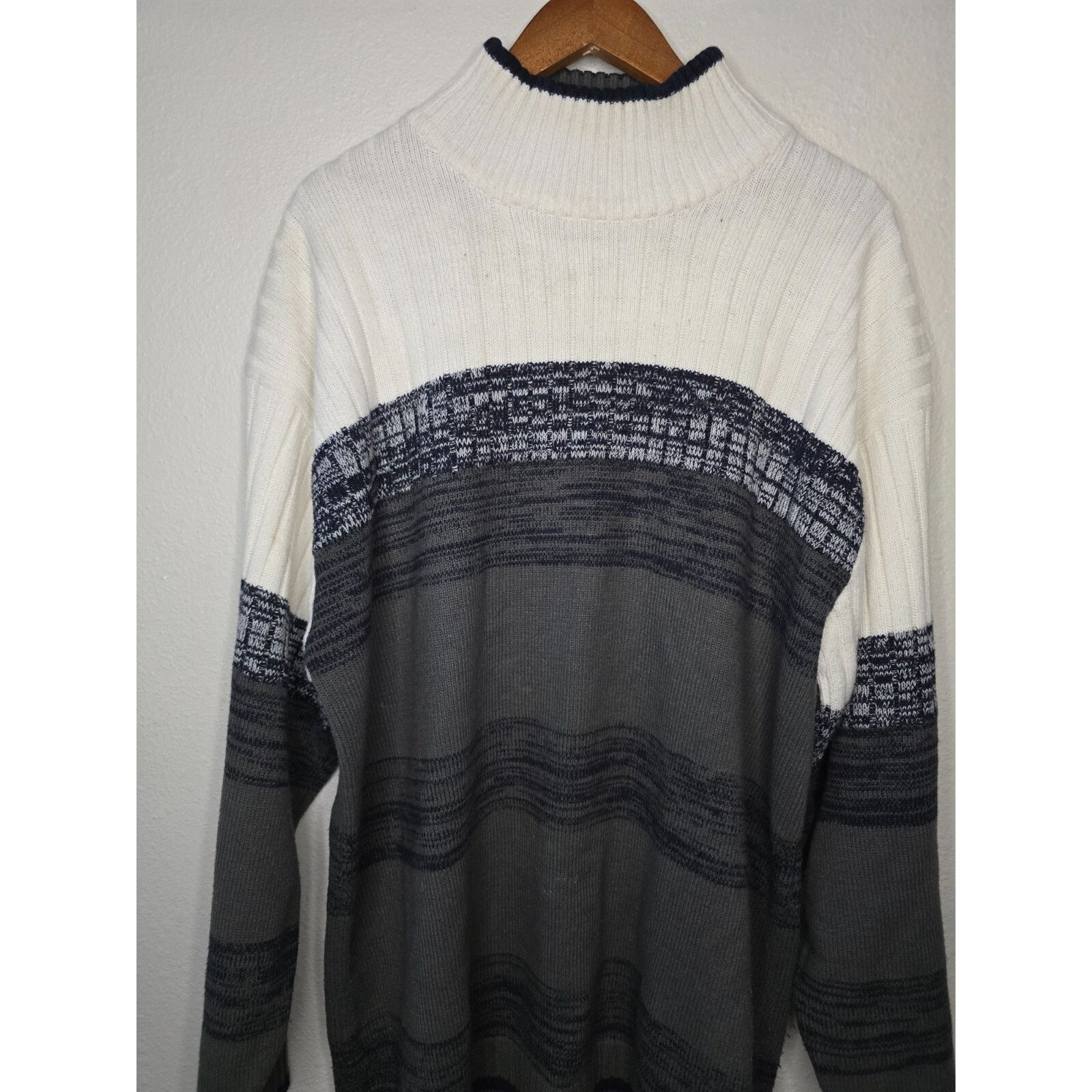 Southpole Vintage Southpole Sweater South Pole Y2K Mock Neck striped Size US XXL / EU 58 / 5 - 8 Thumbnail