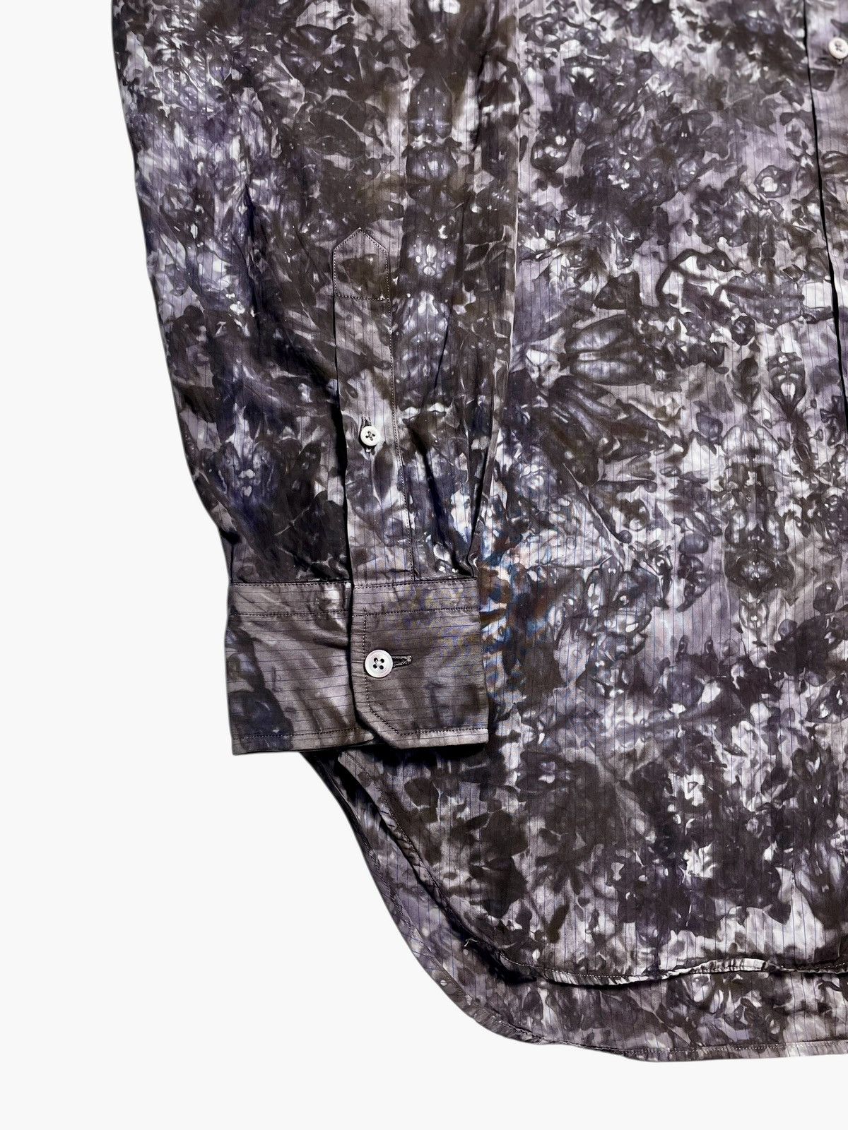 Issey Miyake Hamilton - Pattern Flower Art Long Shirt Size US L / EU 52-54 / 3 - 8 Thumbnail